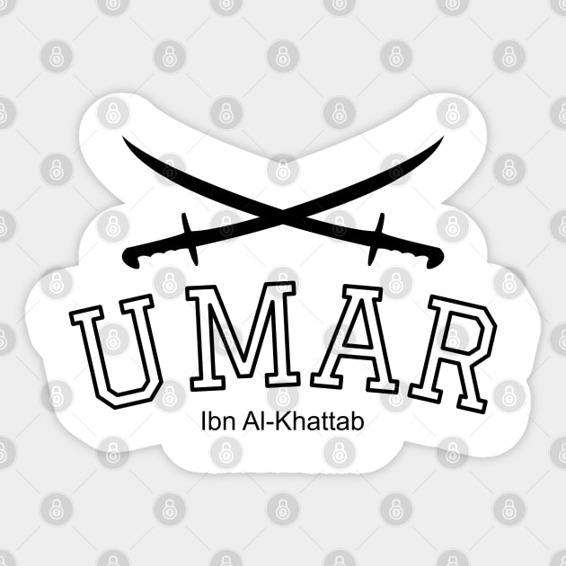 Umar ibn Al-Khattab New Islamic Sticker by ahmadzakiramadhan